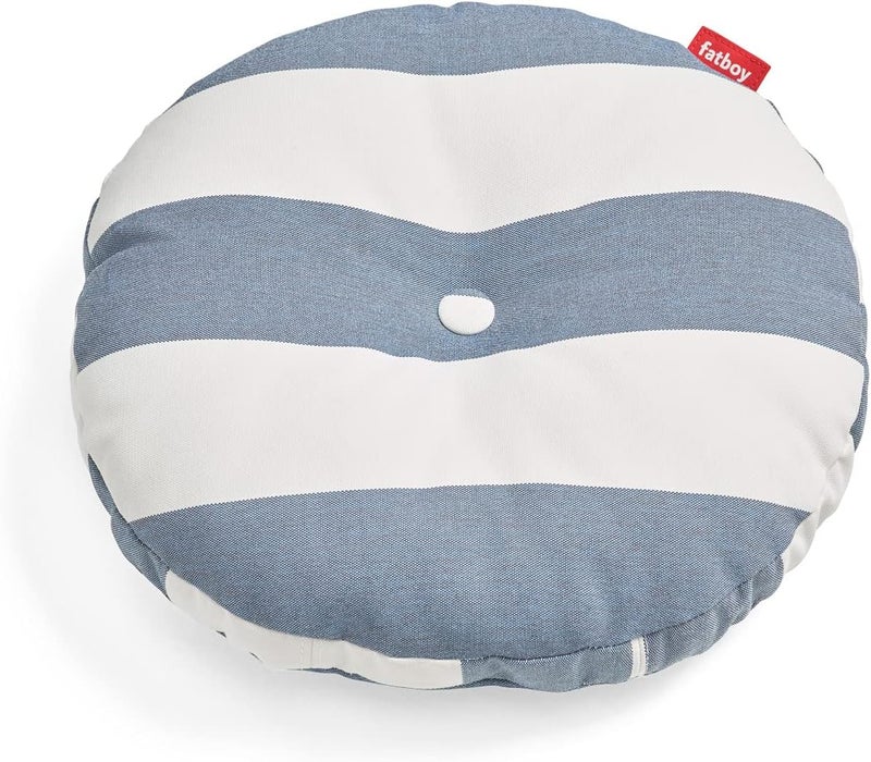 Fatboy Circle Pillow – Stripe Ocean | Indoor & Outdoor Cushion | Water, Stain & UV-Repellent | 100% Polyester | Durable & Stylish Patio, Garden, and Home Decor Pillow - Image 1